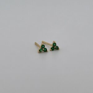 Groene oorbellen
